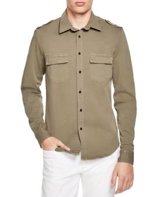 slim fit safari shirt