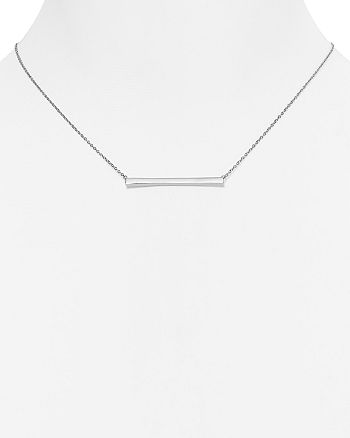 Argento Vivo - Straight Bar Pendant Necklace, 16"