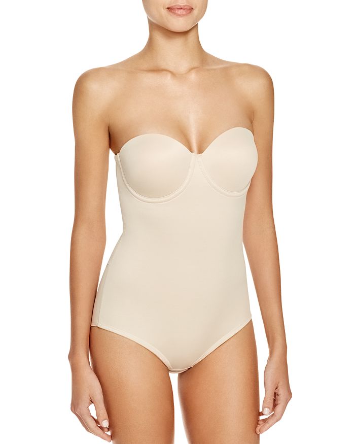 Shop Tc Fine Intimates Back Magic Strapless Bodybriefer In Cupid Nude
