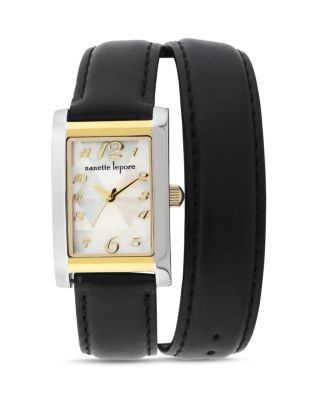 Nanette Lepore Emma Leather Strap Watch, 22 x 29mm  display picture 1
