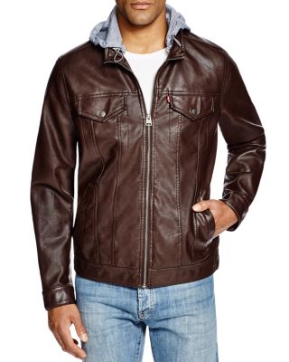 Faux Leather Trucker Jacket - Compare 