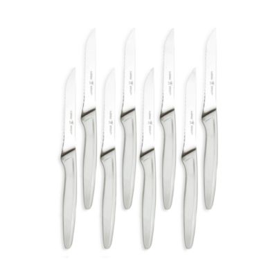 Zwilling - 8 Piece Stainless Steel Serrated Steak Knife Set