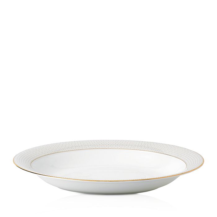 Wedgwood Geo Gold Oval Serving Bowl