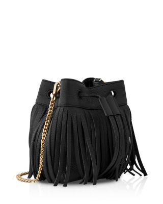 Whistles - Micro Sidney Fringe Bucket Bag