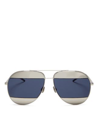 Dior Women's Split Aviator Sunglasses 