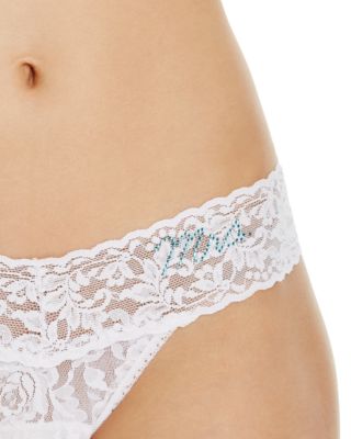 Mrs. Signature Lace Low Rise Thong
