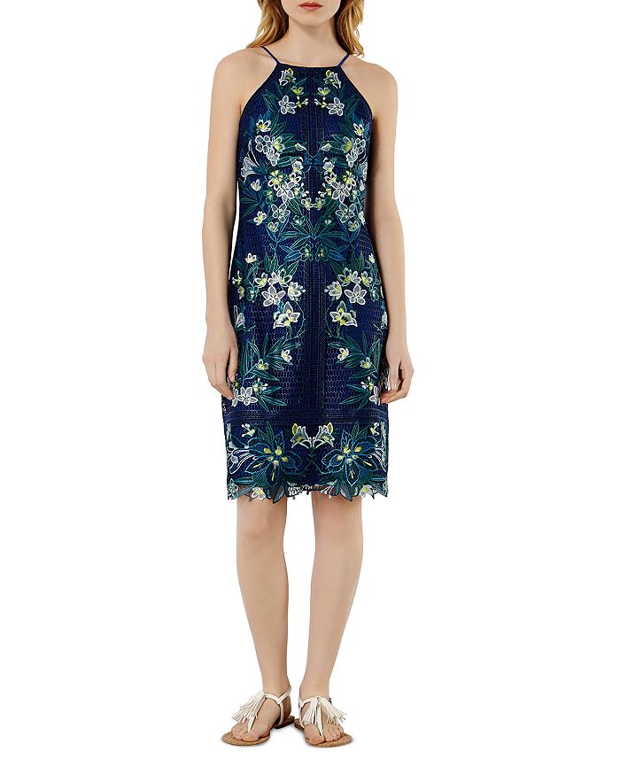Karen millen embroidered best sale dress