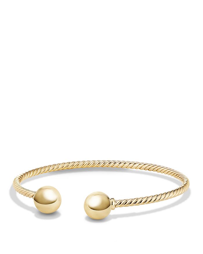 David Yurman Solari Bead Cuff Bracelet in 18K Gold | Bloomingdale's