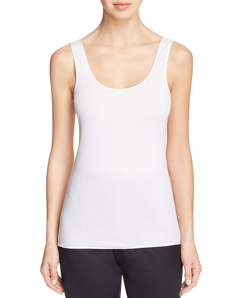 Hanro 'soft Touch' Layering Tank In White