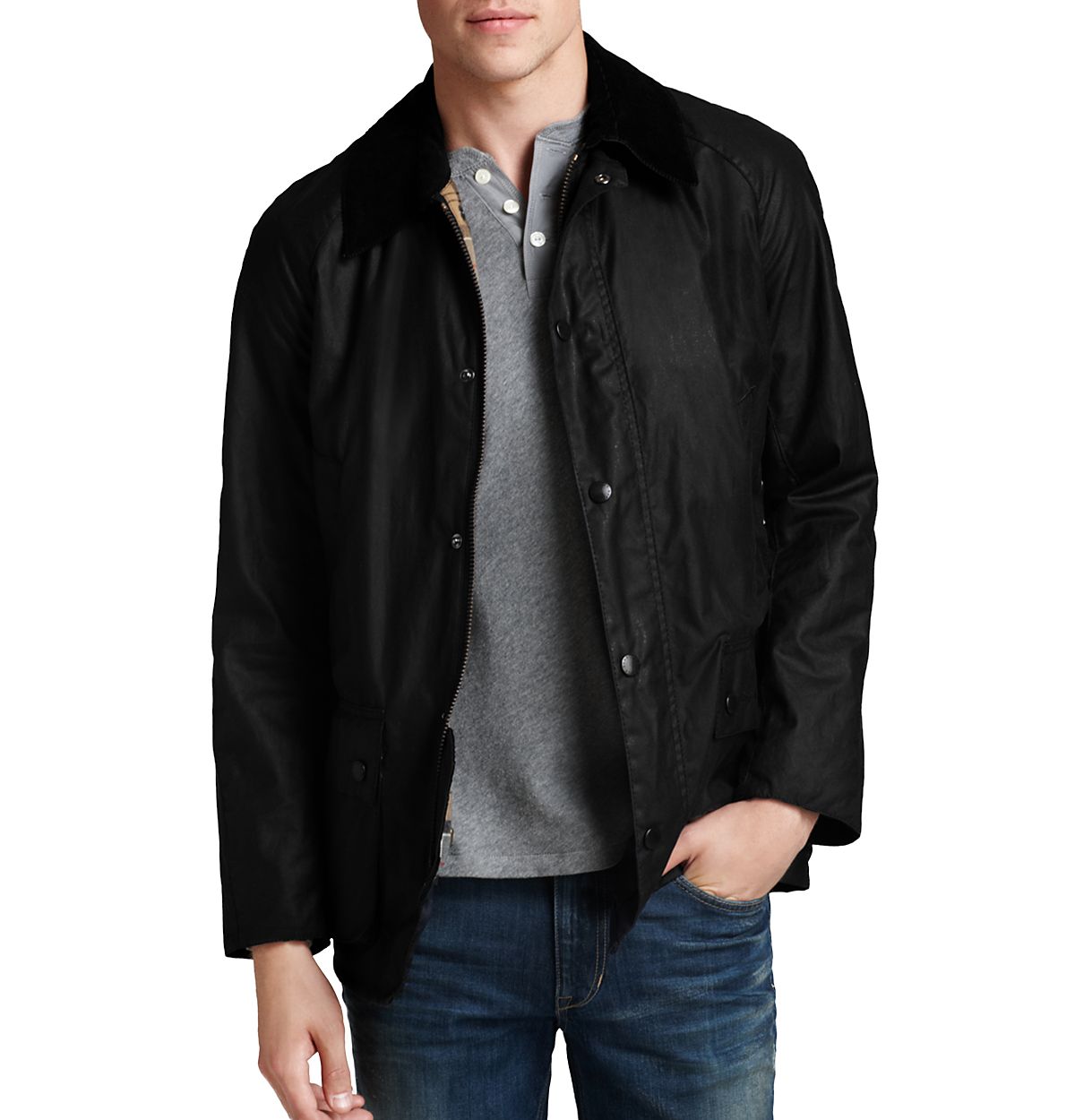 Barbour Ashby Tailored Waxed Cotton Jacket