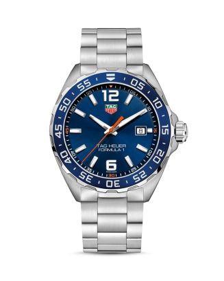 tag heuer formula 1 blue chronograph men's watch