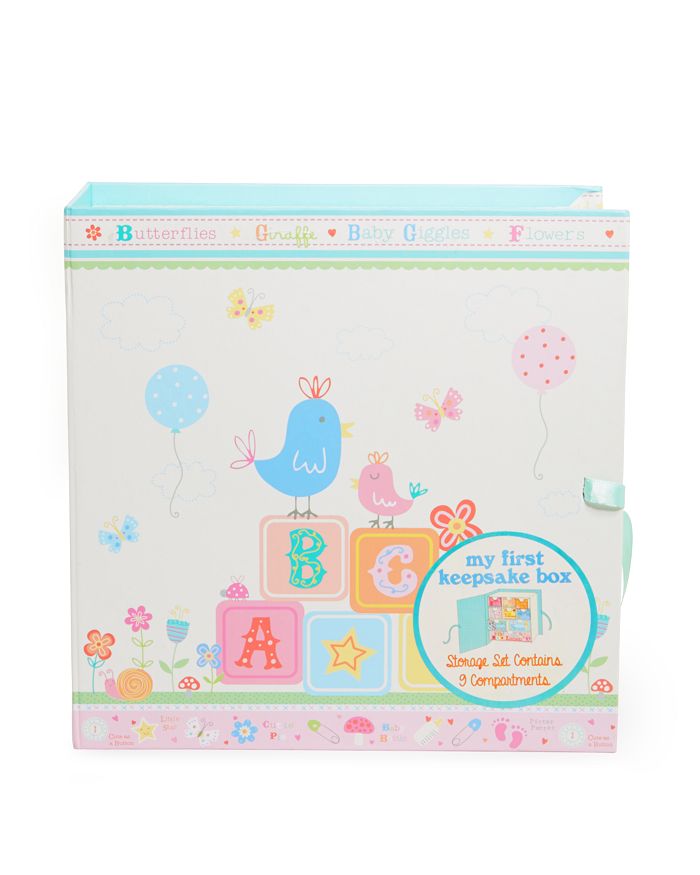 My first keepsake box 9 compartments top