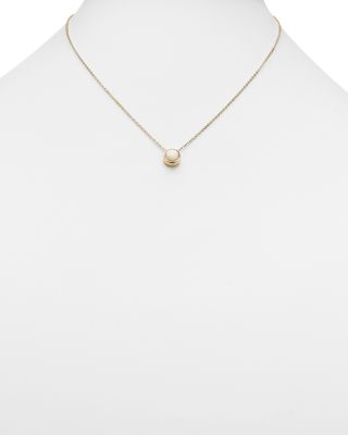 Opal Bezel Set Pendant Necklace in 14K Yellow Gold, 18" &nbsp;
