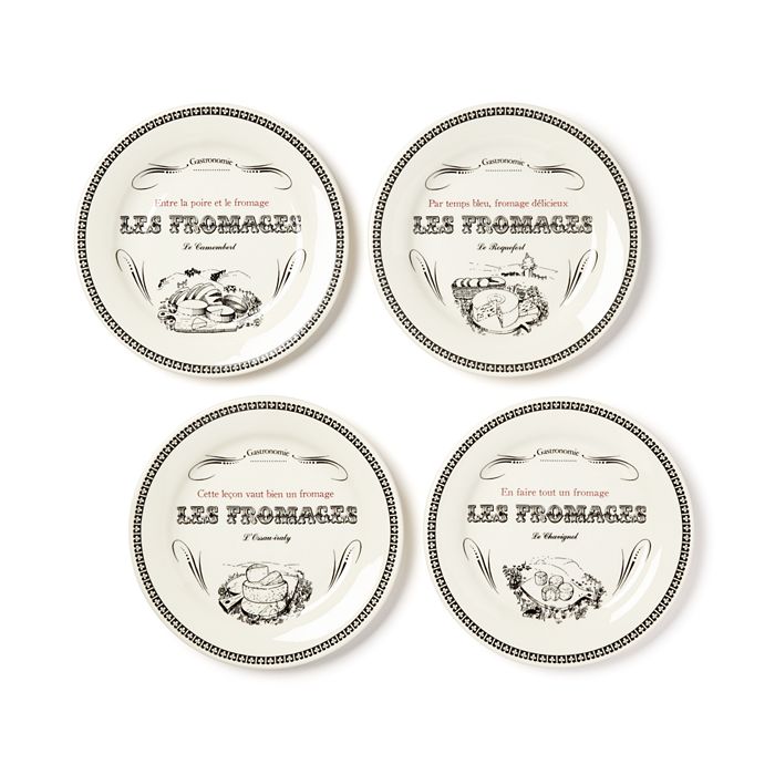 Gien France Les Fromages Tidbit Plates, Set of 4 Bloomingdale's