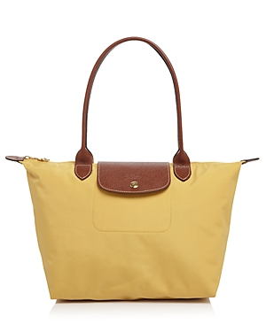 Longchamp 'small Le Pliage' Tote - Metallic In Curry/gold