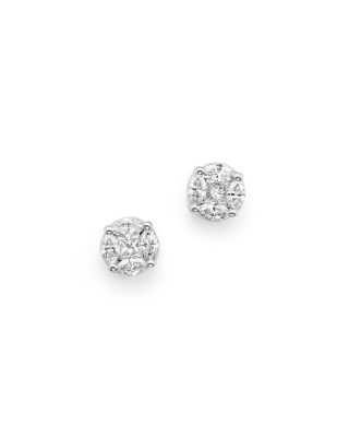 18 ct gold stud earrings