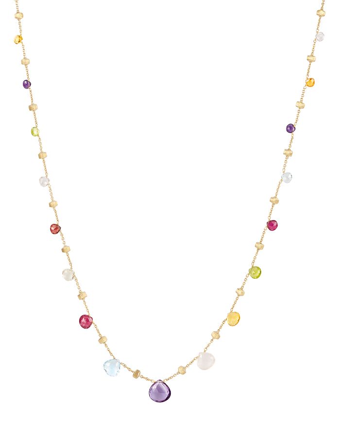 Marco Bicego 18k Gold Paradise Graduated Necklace, 16.5 In Multi/gold