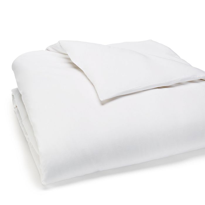 Calvin Klein Modern Cotton Jersey Body Solid Duvet Cover, Twin In White