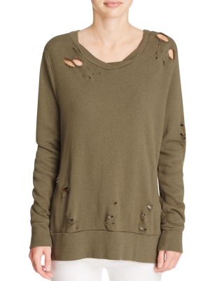 NEW PAM & GELA SIDE popular SLIT SWEATSHIRT