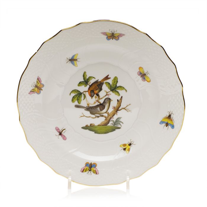 Herend Rothschild Bird Salad Plate In Motif 04