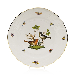 Herend Rothschild Bird Dinner Plate In Motif 05