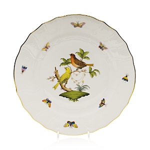 Shop Herend Rothschild Bird Dinner Plate In Motif 06
