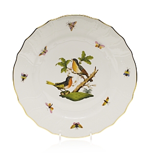 Herend Rothschild Bird Rimmed Soup Bowl, Motif #8 In Motif 08