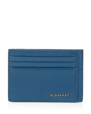 burberry card holder blue
