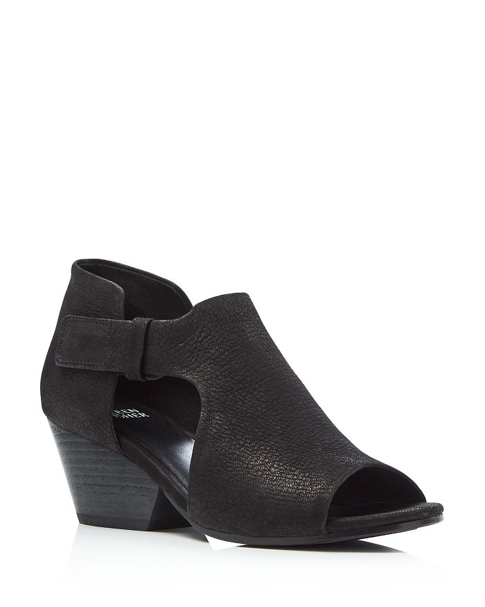Eileen Fisher Iris Cutout Mid Heel Booties Bloomingdale s