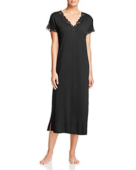 HDE Womens Sleepwear Cotton Nightgowns Short Sleeve Sleepshirt Print Night  Shirt S-5X