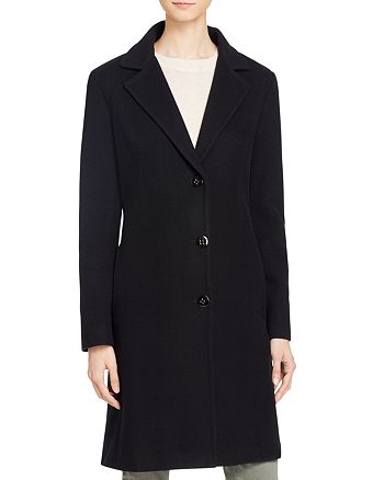 Calvin Klein - Single-Breasted Button Front Coat