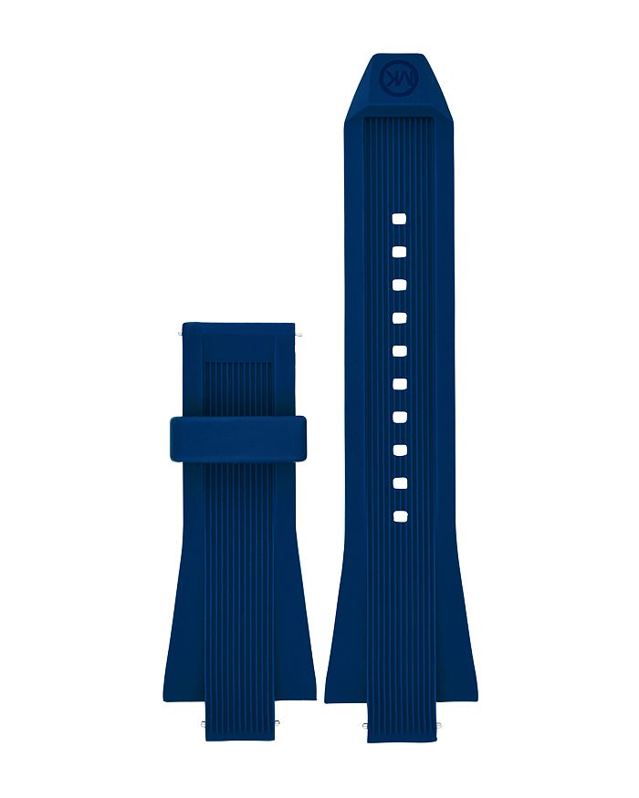 MICHAEL KORS DYLAN SILICONE WATCH STRAP, 28MM,MKT9012