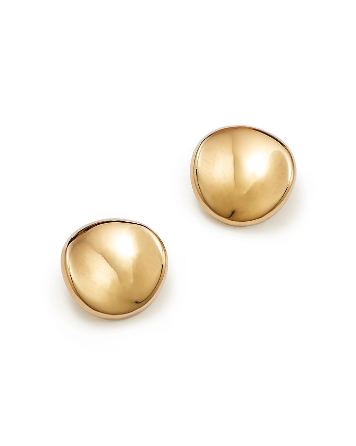 Bloomingdale's 14k Yellow Gold Disk Stud Earrings - 100% Exclusive