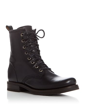 Frye Womens Veronica Combat Ankle Boot 