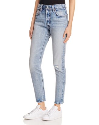 Levi's 501® Selvedge Skinny Jeans in Summer Dune | Bloomingdale's