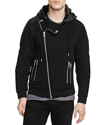 kooples biker hoodie