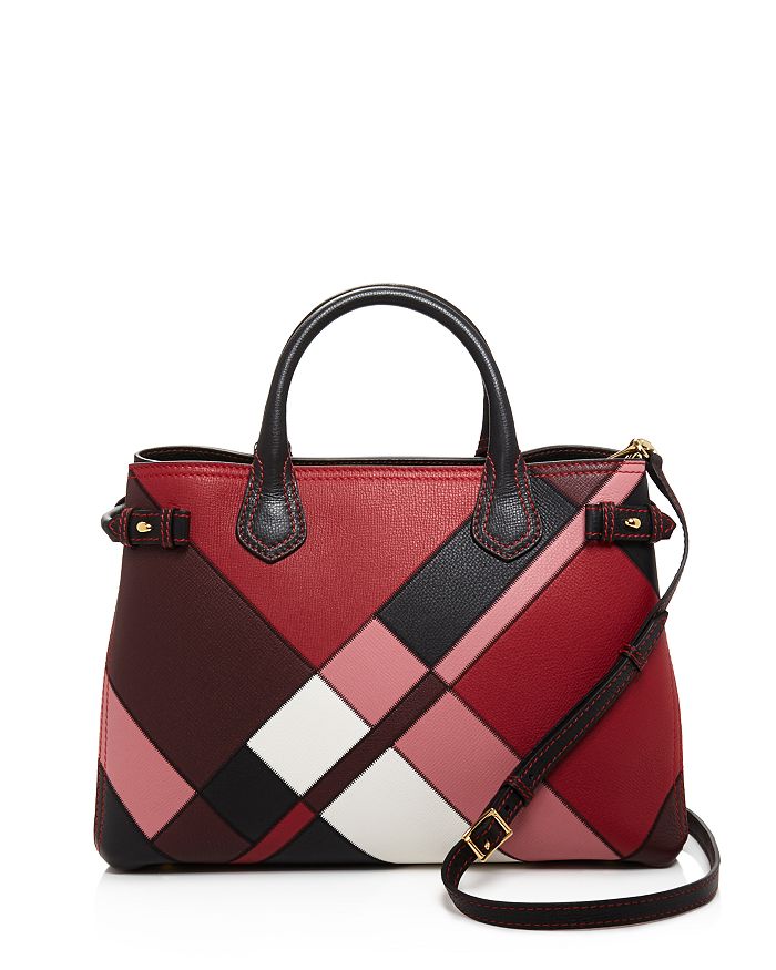 Burberry Banner Patchwork Color Block Medium Tote Bloomingdale s