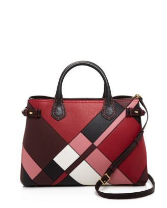 Burberry Banner Patchwork Color Block Medium Tote | Bloomingdale's