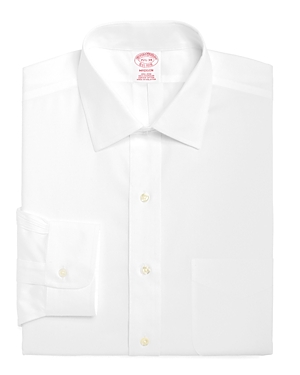 UPC 888768222489 product image for Brooks Brothers Non-Iron Solid Classic Fit Dress Shirt | upcitemdb.com