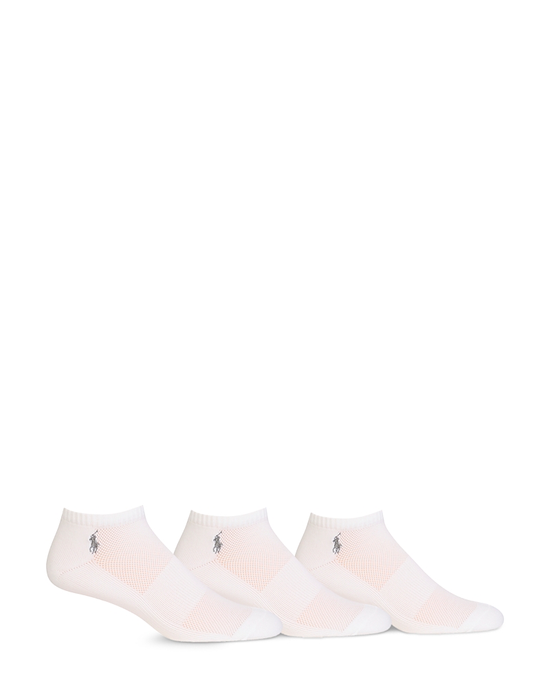 Polo Ralph Lauren Tech Low Cut Socks - Pack Of 3 In White