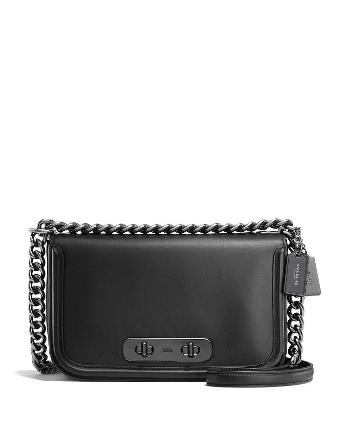 COACH Swagger Shoulder Bag in Glovetanned Leather Bloomingdale s