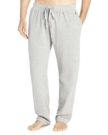polo waffle knit lounge pants