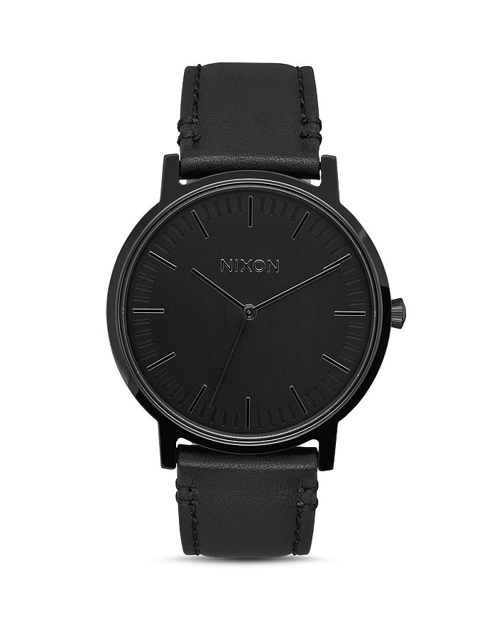 Shop Nixon Porter Watch, 40mm In Black