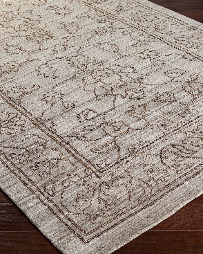 Surya Hightower Area Rug, 6' X 9' In Light Gray/taupe/olive