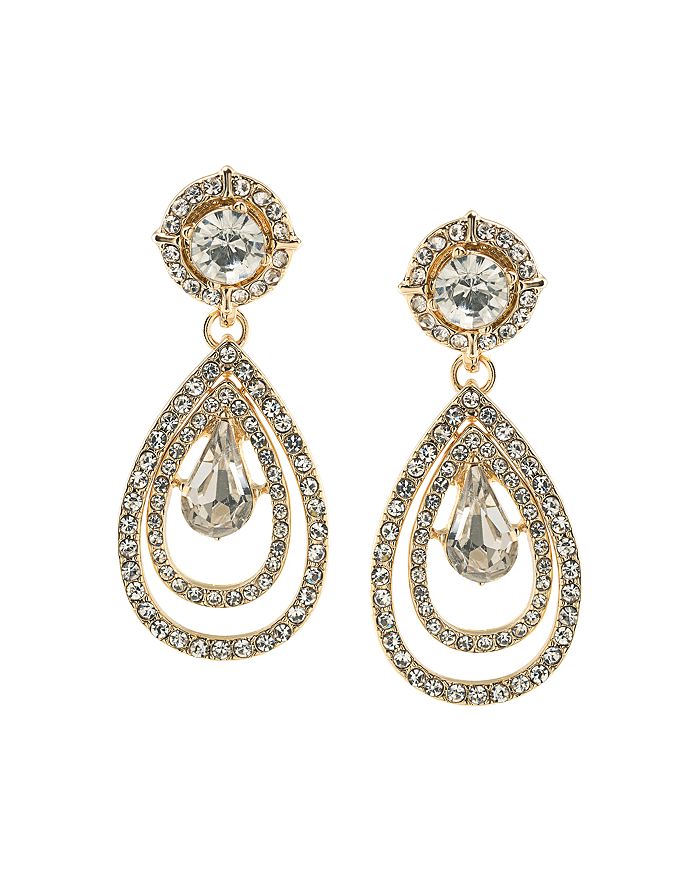 ABS by Allen Schwartz Pavé Teardrop Earrings Bloomingdale's