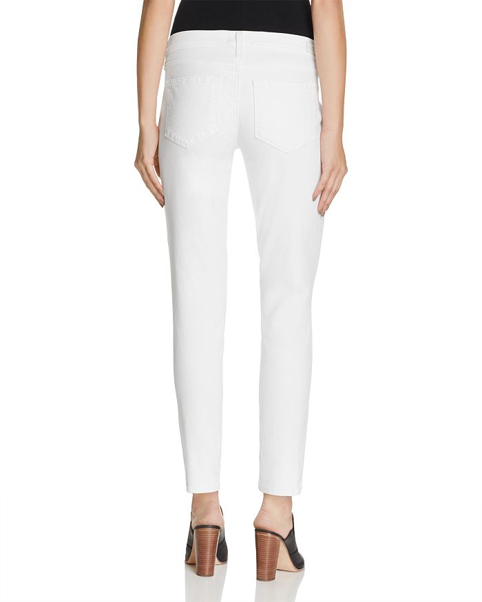 paige skyline skinny jeans white