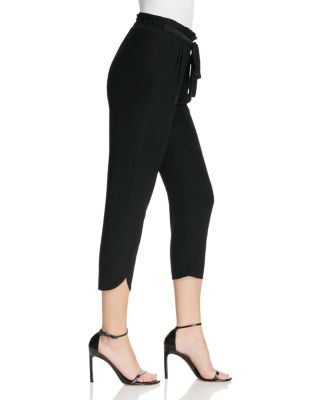 Allyn Stretch Silk Cropped Pants