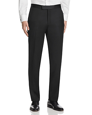 Ted Baker Josh Wool Slim Fit Tuxedo Pants - 100% Exclusive In Black