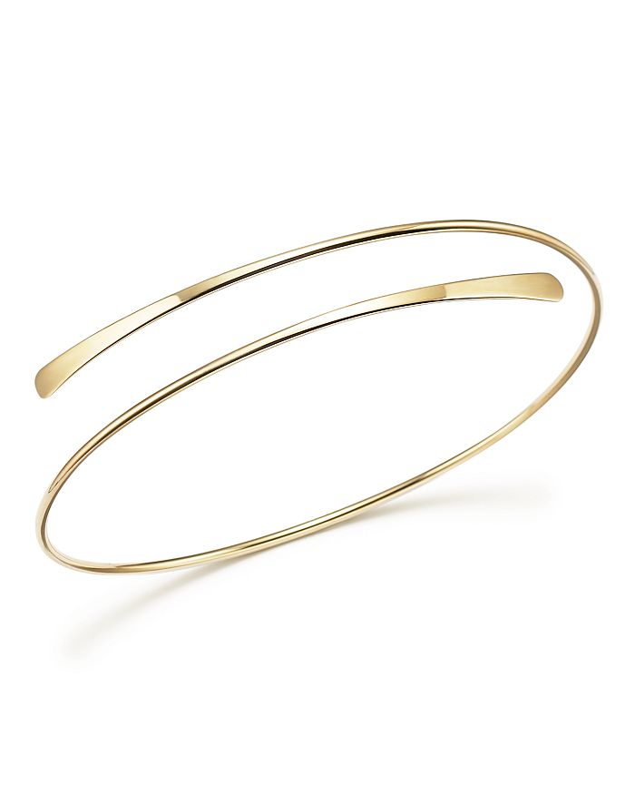 Bloomingdale's - Polished Overlap Cuff in 14K Yellow Gold - 100% Exclusive