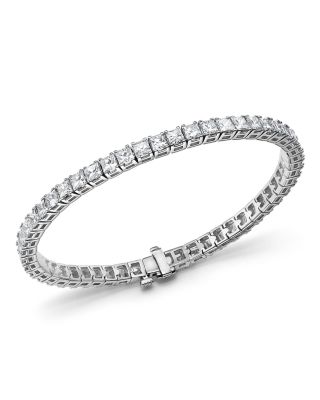 princess cut diamond tennis bracelet